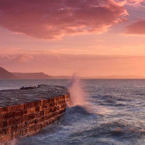 breakwater Lyme Regis England buy limited edition photograph landscape Detail