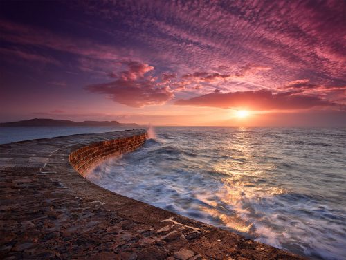 breakwater Lyme Regis England buy limited edition photograph landscape Full