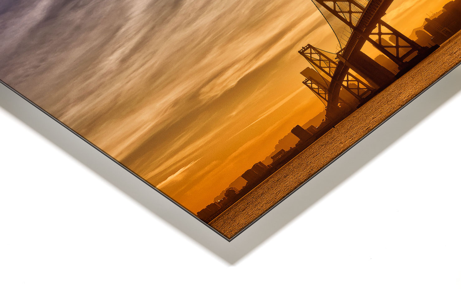 bursting through San Francisco California USA buy limited edition photograph landscape Full Acrylic Aluminium Metal Frame Paul Reiffer