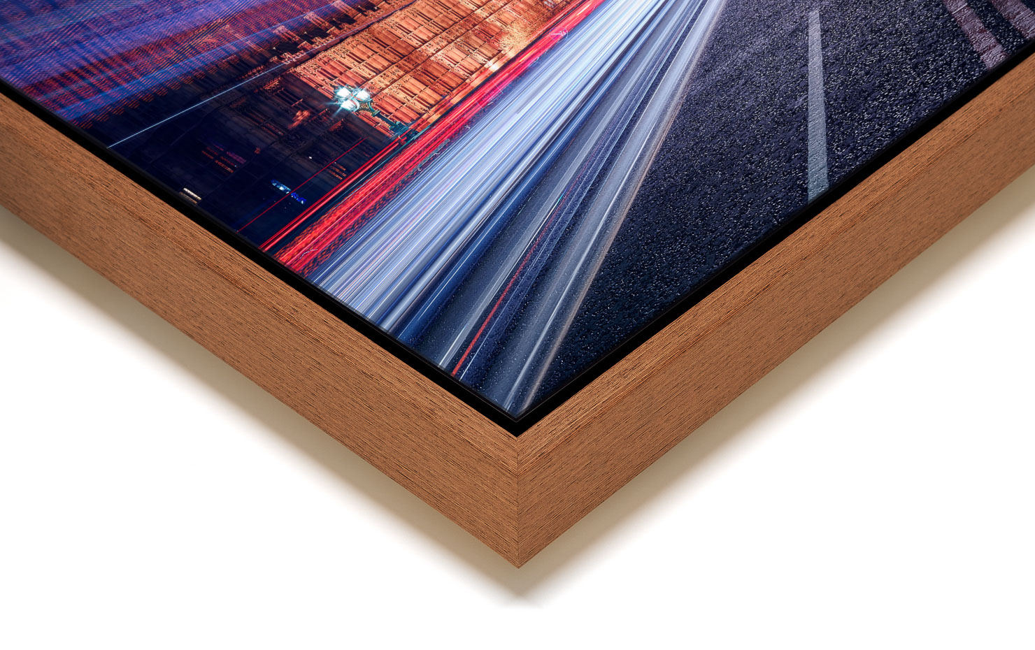 calling time London UK buy limited edition photograph landscape Full Light Floating Tray Frame Solid Wood Acrylic Paul Reiffer
