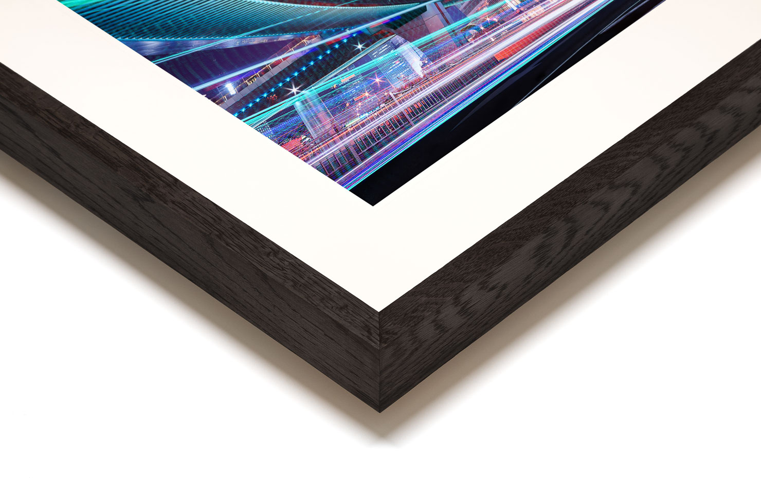 circular motion Shanghai China buy limited edition photograph landscape Full Dark Solid Wood Frame Paul Reiffer