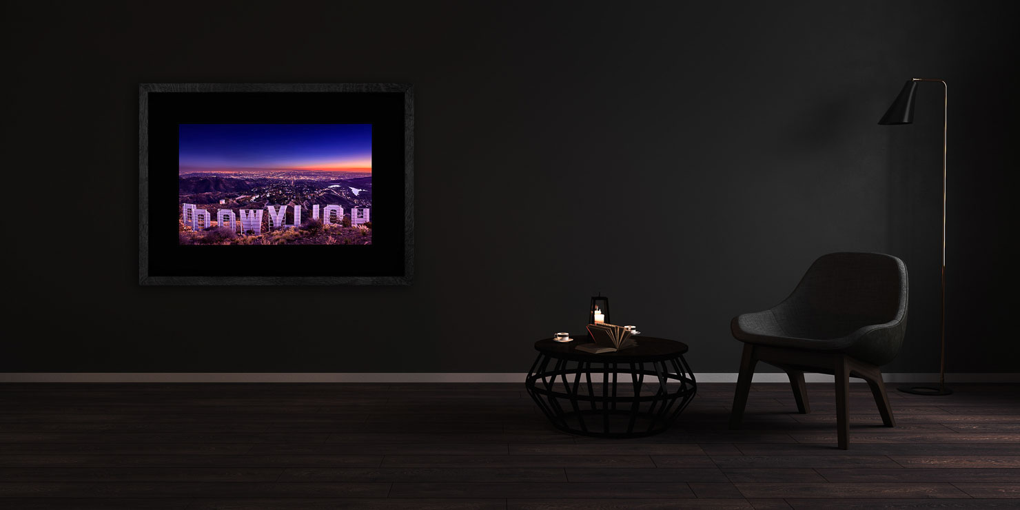 curtain call Los Angeles California USA buy limited edition photograph landscape Full Solid Wood Black Frame Complete Image Paul Reiffer Apartment 07 Dark Black Solid Wood Frame Paul Reiffer