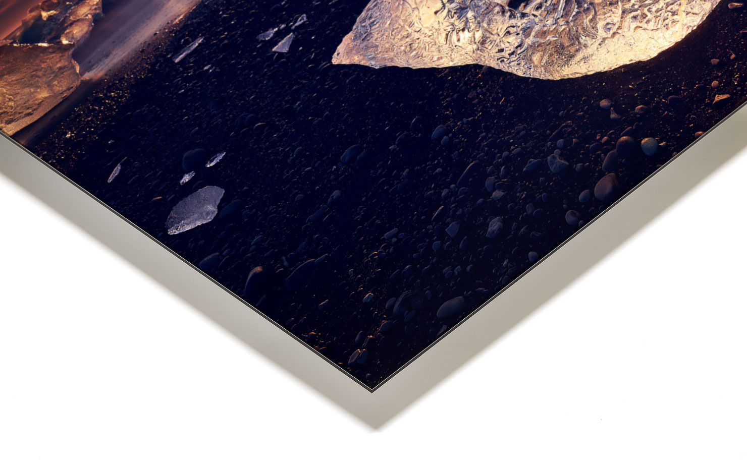 diamond Jokulsarlon Iceland buy limited edition photograph landscape Full Acrylic Aluminium Metal Frame Paul Reiffer