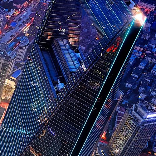 dont look down Shanghai China buy limited edition photograph landscape Detail