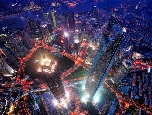 dont look down Shanghai China buy limited edition photograph landscape Full