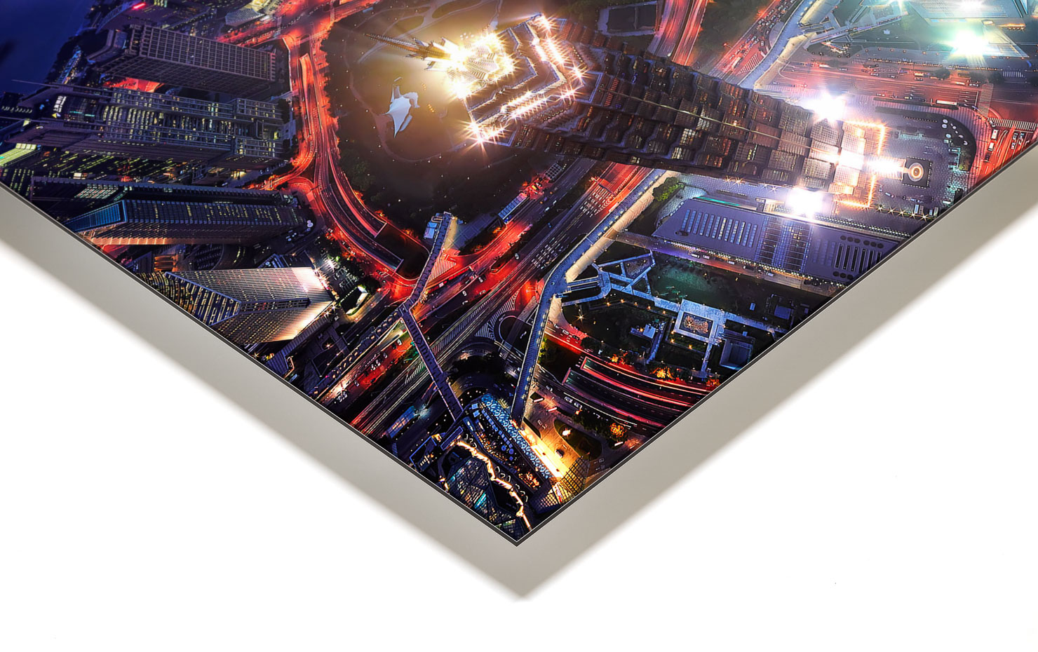 dont look down Shanghai China buy limited edition photograph landscape Full Acrylic Aluminium Metal Frame Paul Reiffer