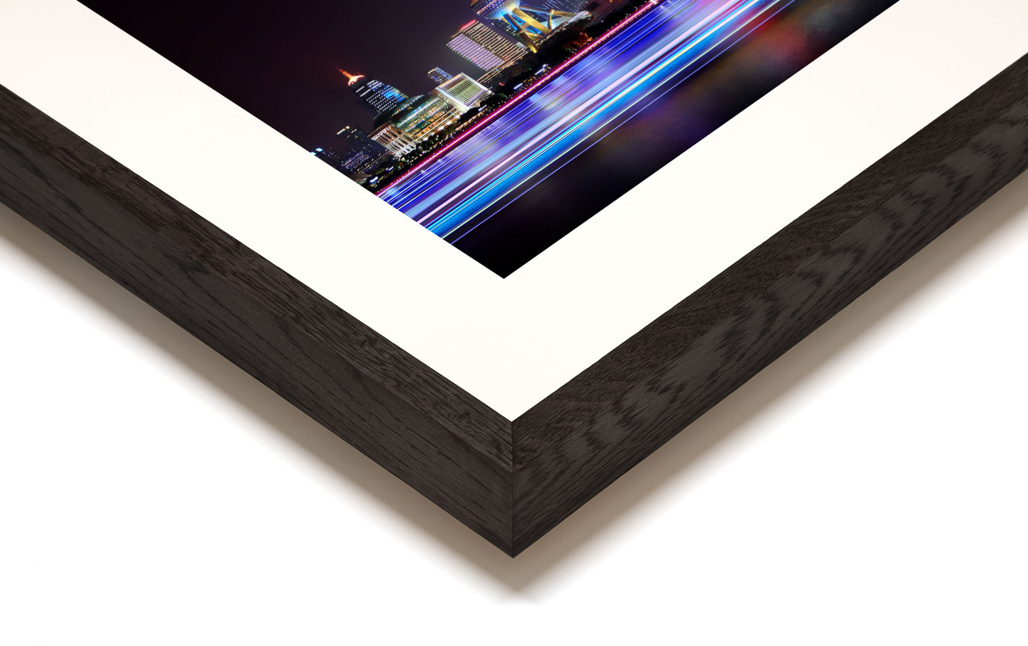 electri city Shanghai China buy limited edition photograph landscape Full Dark Solid Wood Frame Paul Reiffer