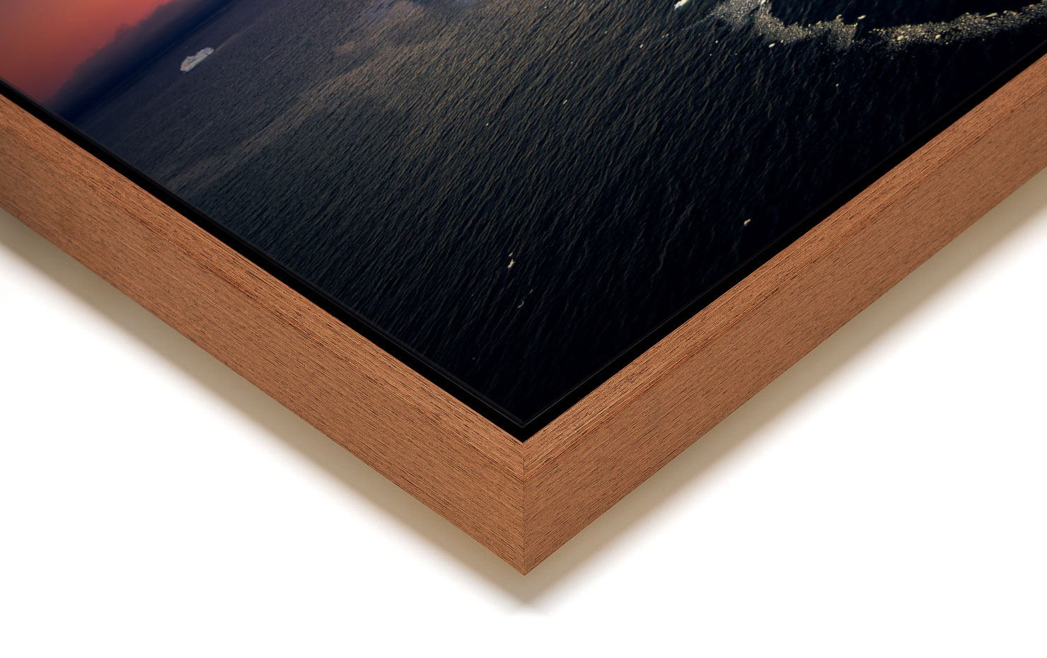 escape Ilulissat Greenland buy limited edition photograph landscape Full Light Floating Tray Frame Solid Wood Acrylic Paul Reiffer