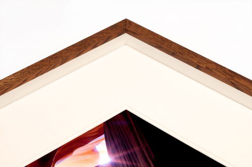 eye opener Antelope Canyon Arizona USA buy limited edition photograph landscape Full Solid Wood Double Mount Recessed Frame Paul Reiffer