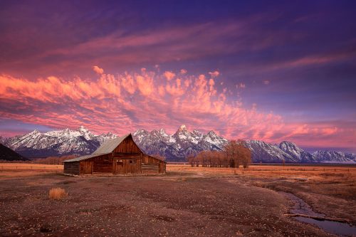fire in the hole Jackson Hole USA buy limited edition photograph landscape Full