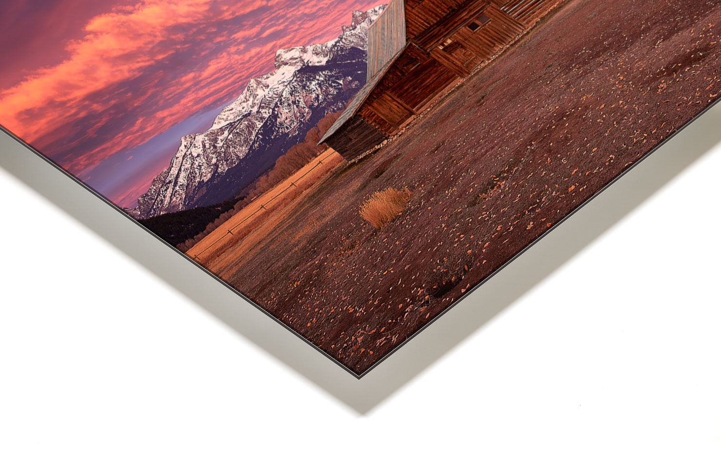 fire in the hole Jackson Hole USA buy limited edition photograph landscape Full Acrylic Aluminium Metal Frame Paul Reiffer