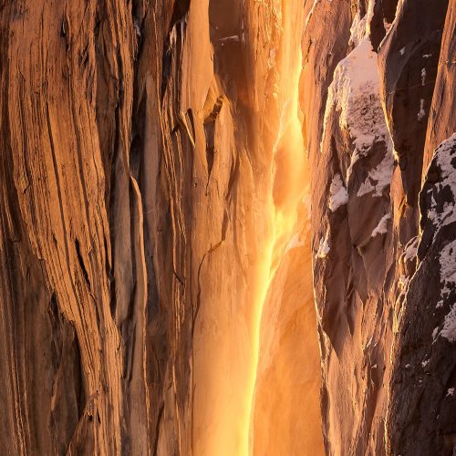 firefall Yosemite National Park USA buy limited edition photograph landscape Detail