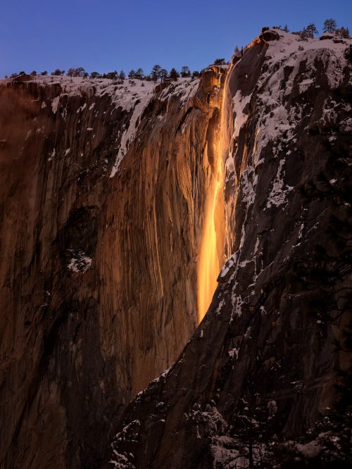 firefall Yosemite National Park USA buy limited edition photograph landscape Full