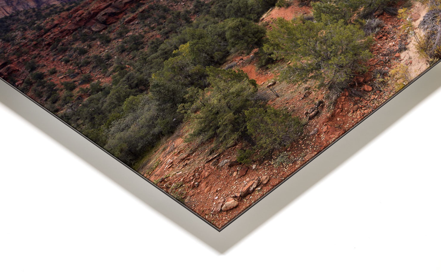 first light Zion National Park USA buy limited edition photograph landscape Full Acrylic Aluminium Metal Frame Paul Reiffer