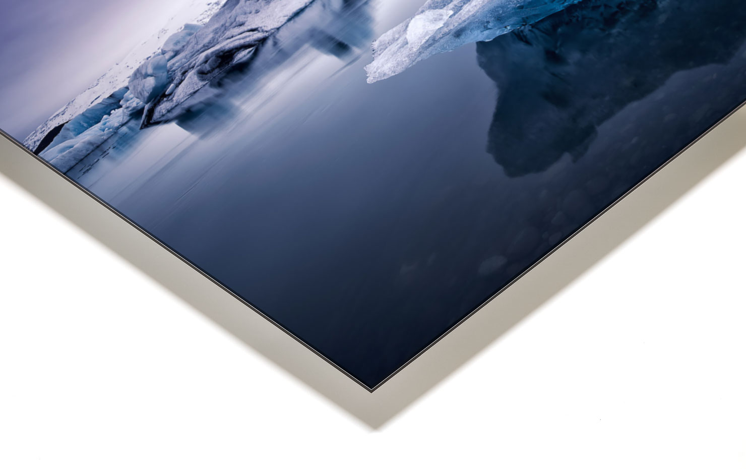 float Jokulsarlon Iceland buy limited edition photograph landscape Full Acrylic Aluminium Metal Frame Paul Reiffer