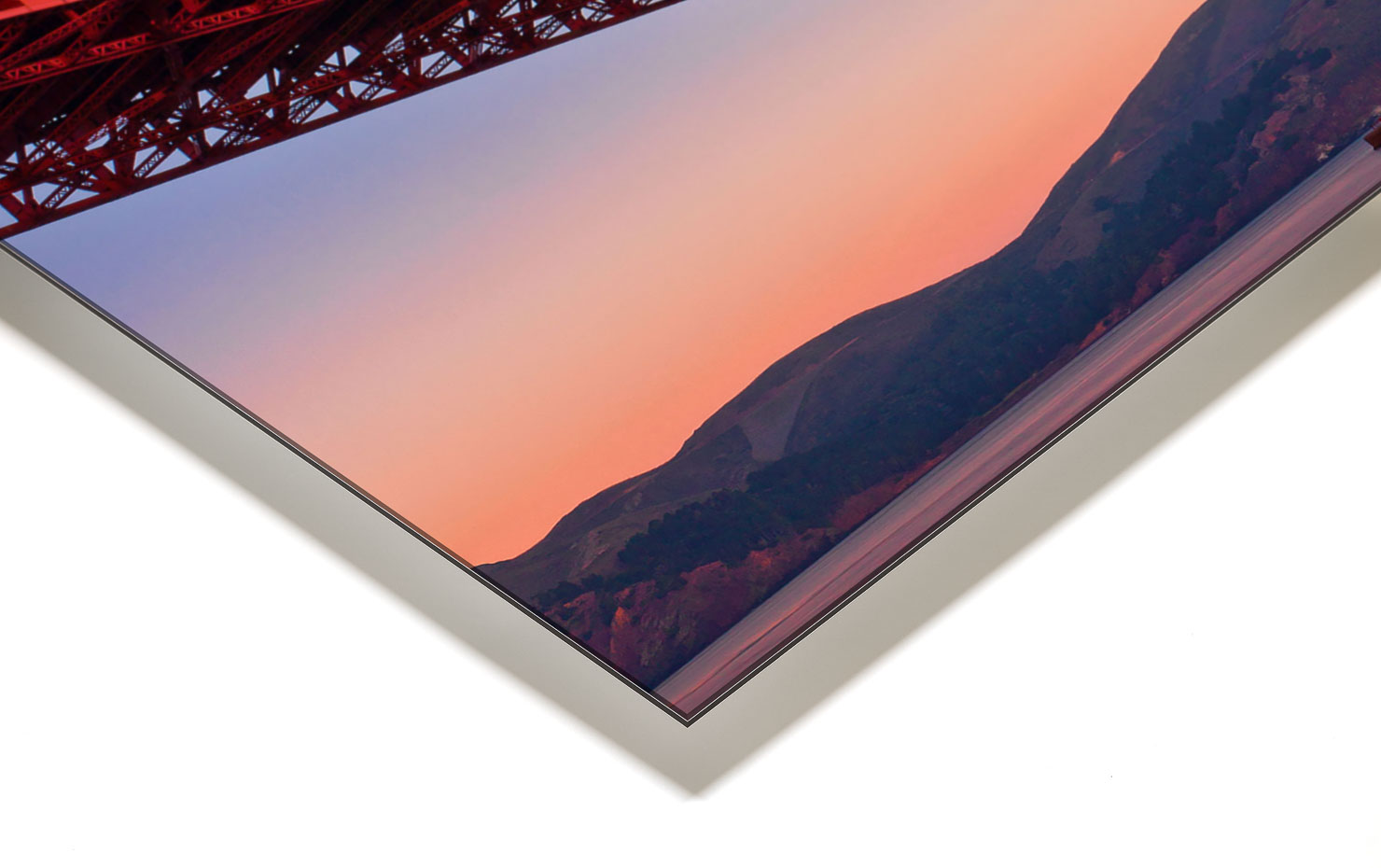 golden gateway San Francisco California USA buy limited edition photograph landscape Full Acrylic Aluminium Metal Frame Paul Reiffer