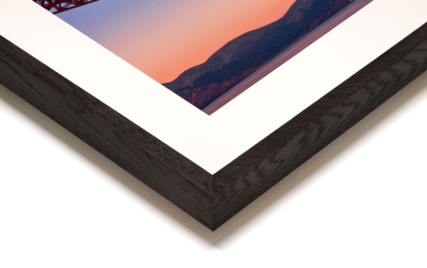 golden gateway San Francisco California USA buy limited edition photograph landscape Full Dark Solid Wood Frame Paul Reiffer