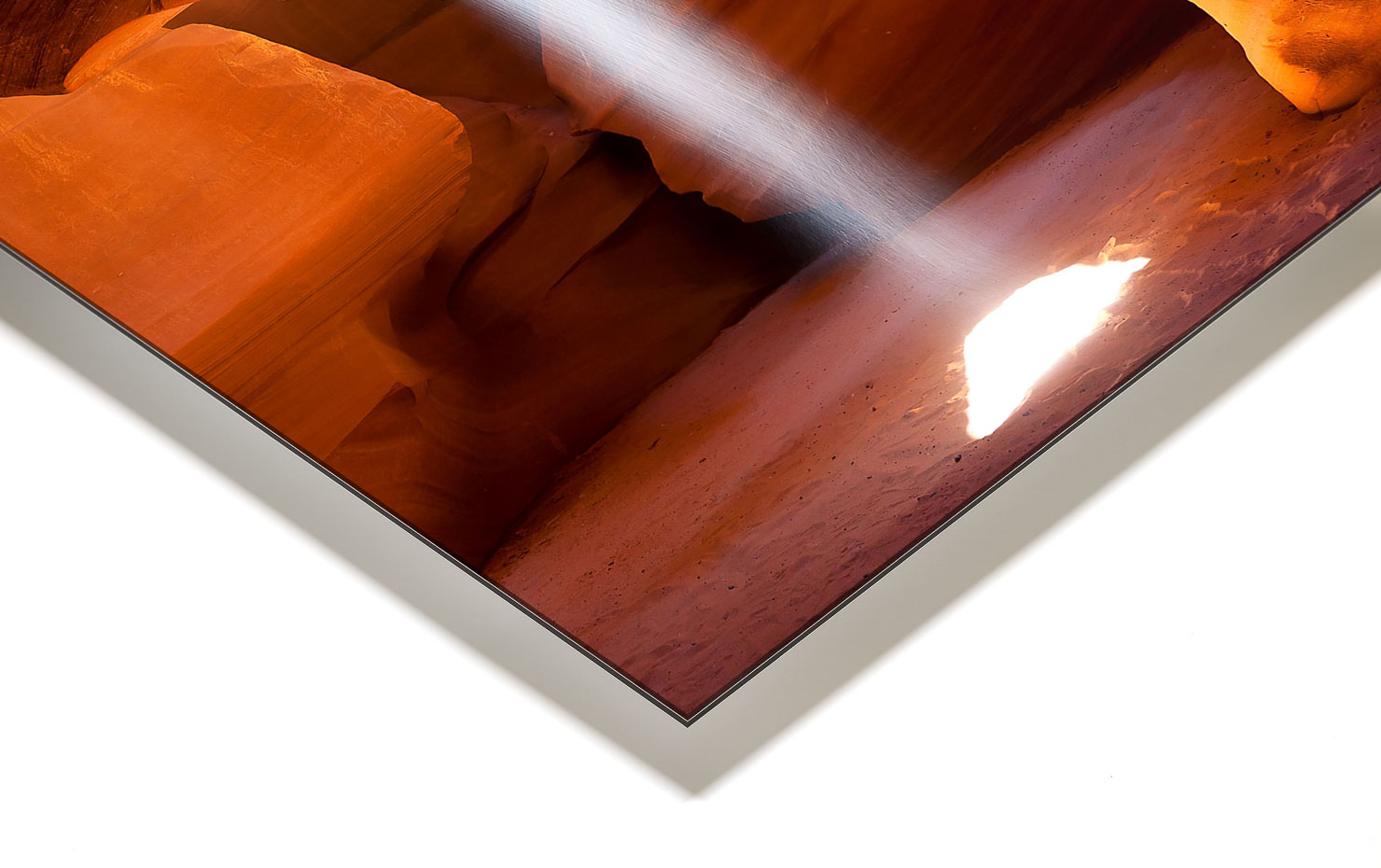 hidden spirit Antelope Canyon Arizona USA buy limited edition photograph landscape Full Acrylic Aluminium Metal Frame Paul Reiffer