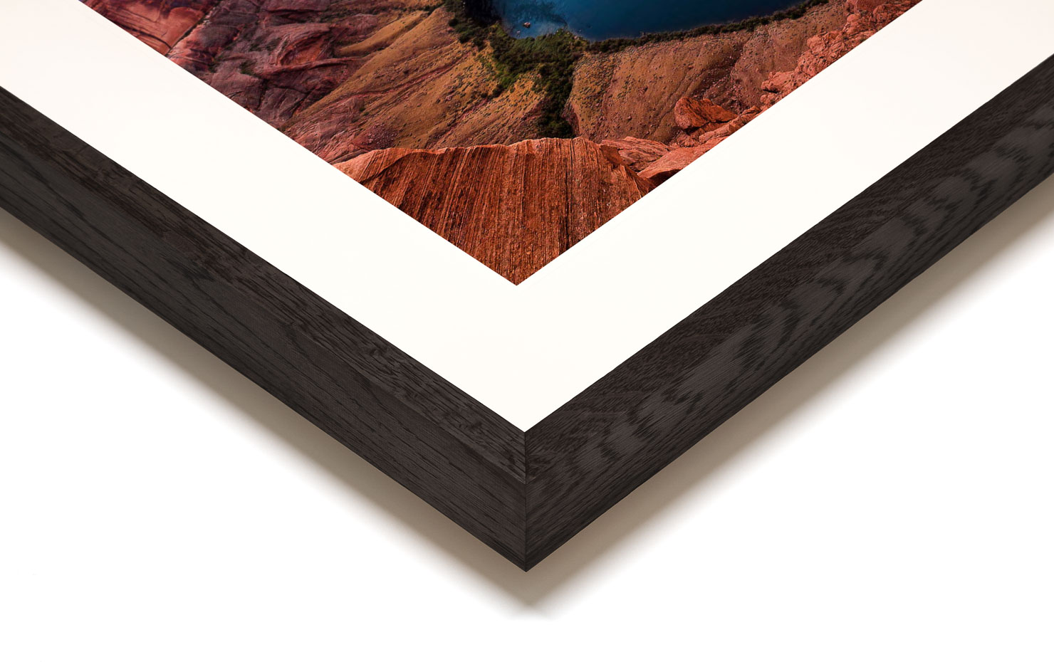 horseshoe bend Page Arizona USA buy limited edition photograph landscape Full Dark Solid Wood Frame Paul Reiffer
