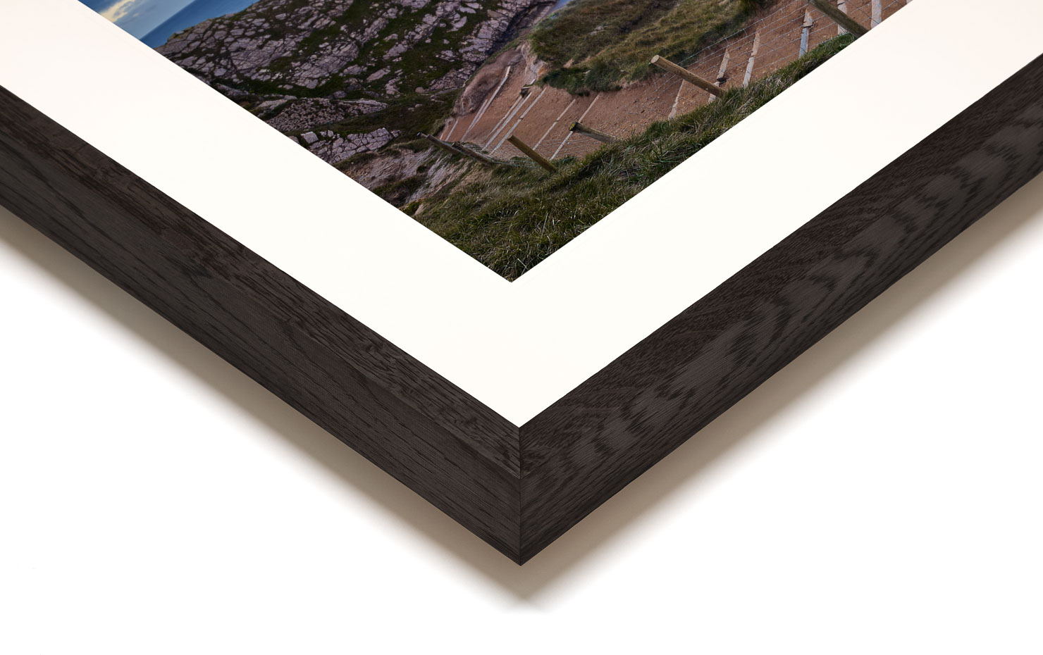 inbound Durdle Door UK buy limited edition photograph landscape Full Dark Solid Wood Frame Paul Reiffer