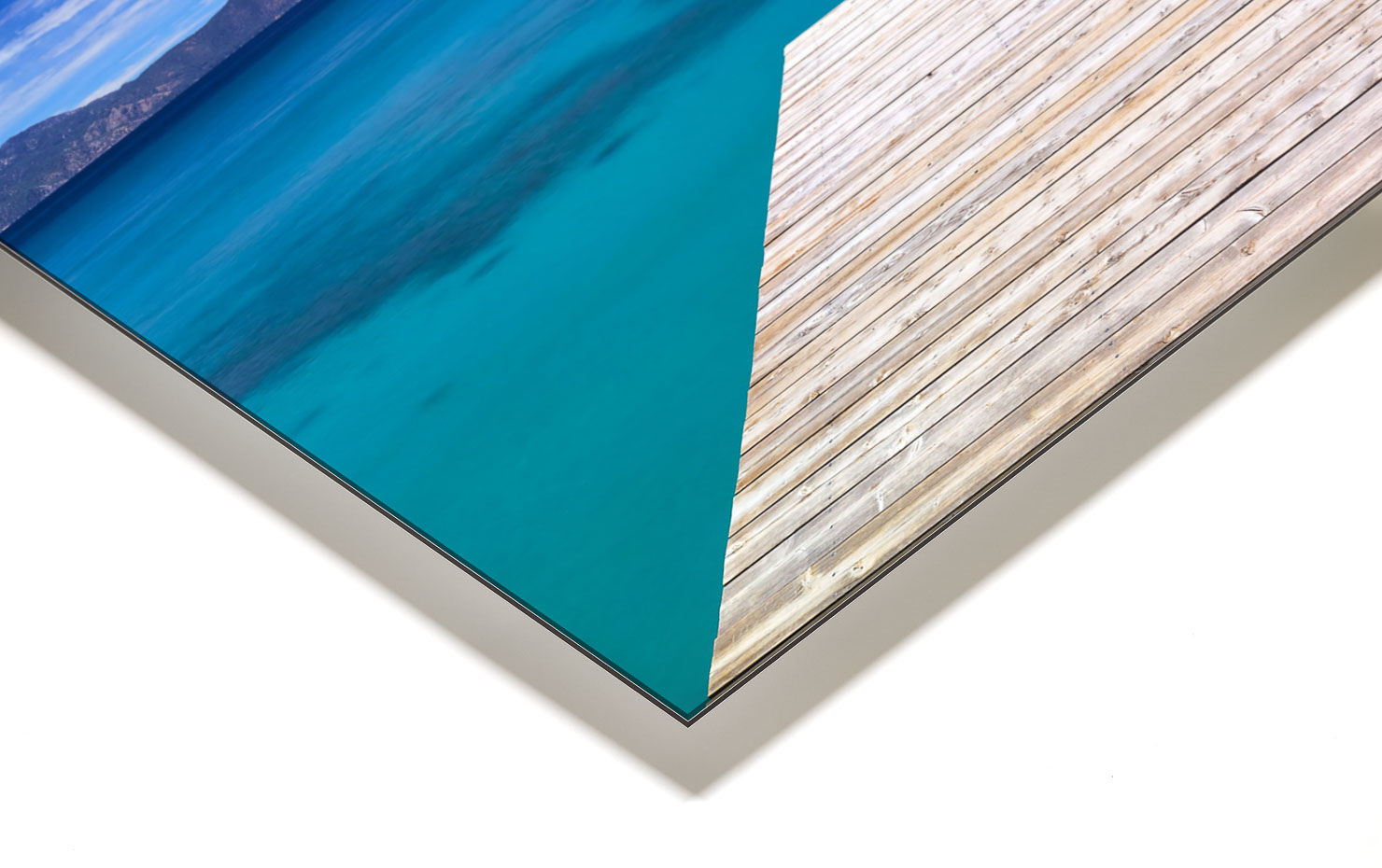 into the blue Lake Tahoe California USA buy limited edition photograph landscape Full Acrylic Aluminium Metal Frame Paul Reiffer