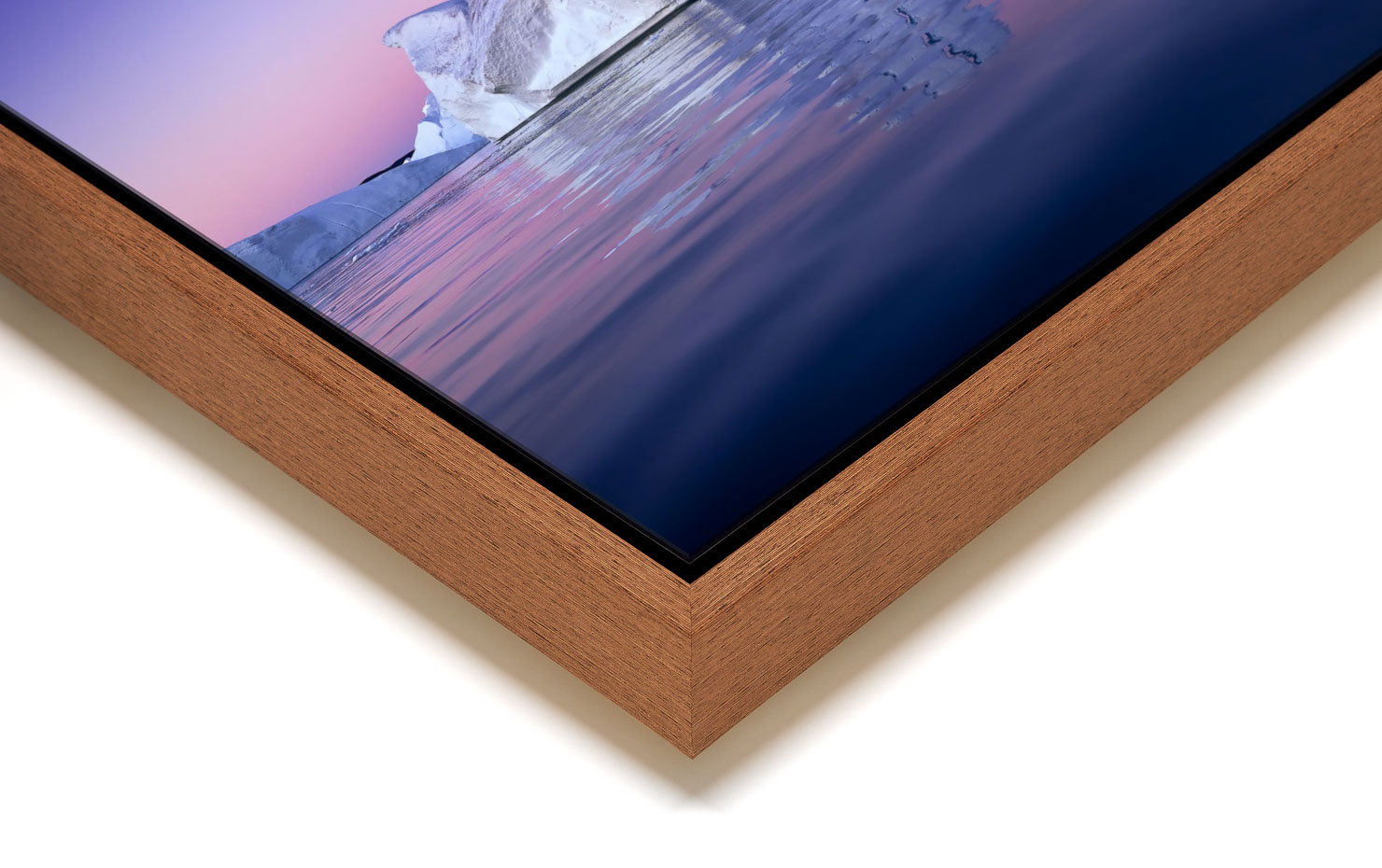 kryptonice Ilulissat Greenland buy limited edition photograph landscape Full Light Floating Tray Frame Solid Wood Acrylic Paul Reiffer