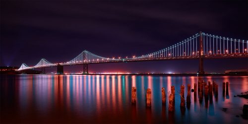 lights alive San Francisco California USA buy limited edition photograph landscape Full