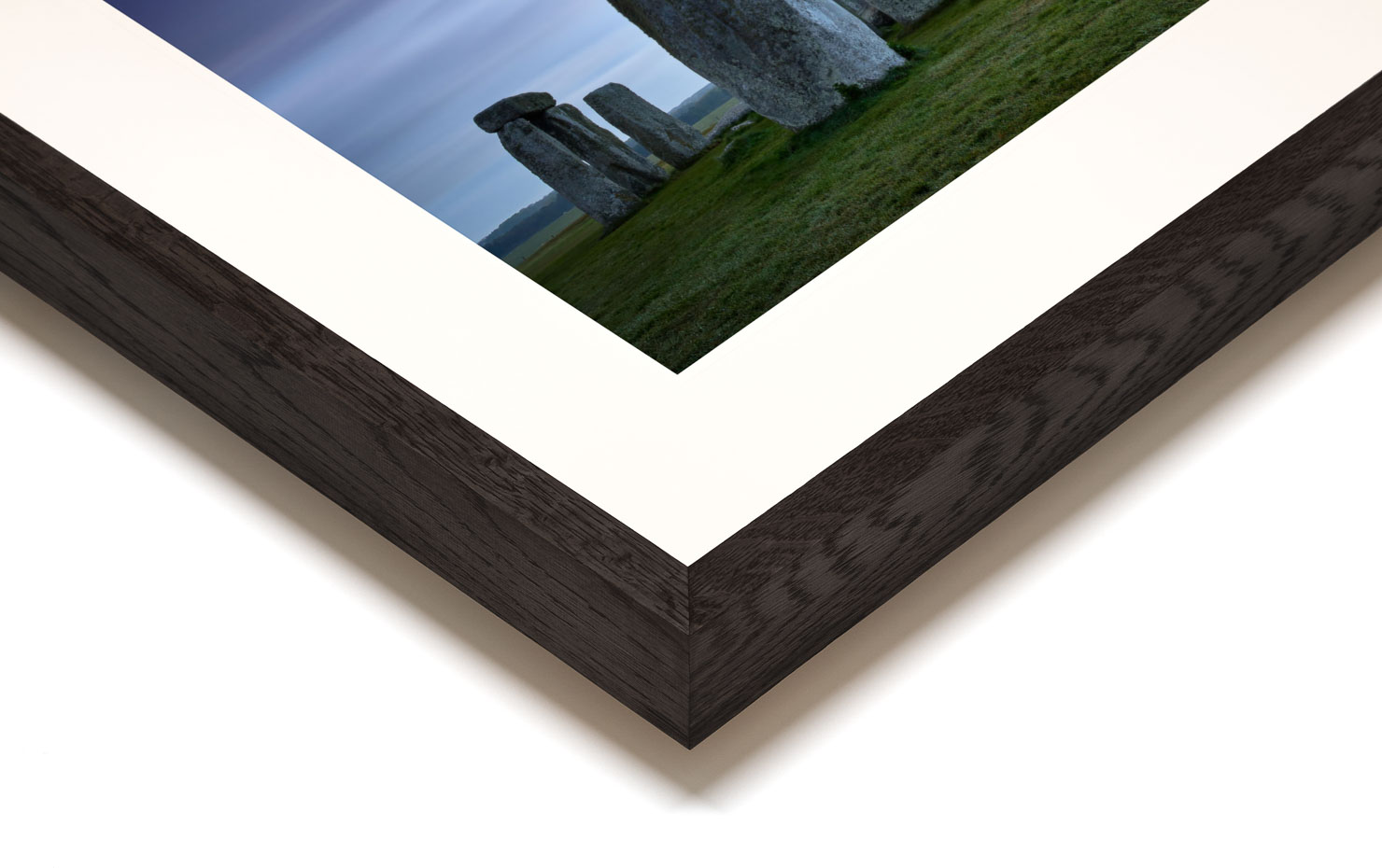 monument Amesbury England buy limited edition photograph landscape Full Dark Solid Wood Frame Paul Reiffer