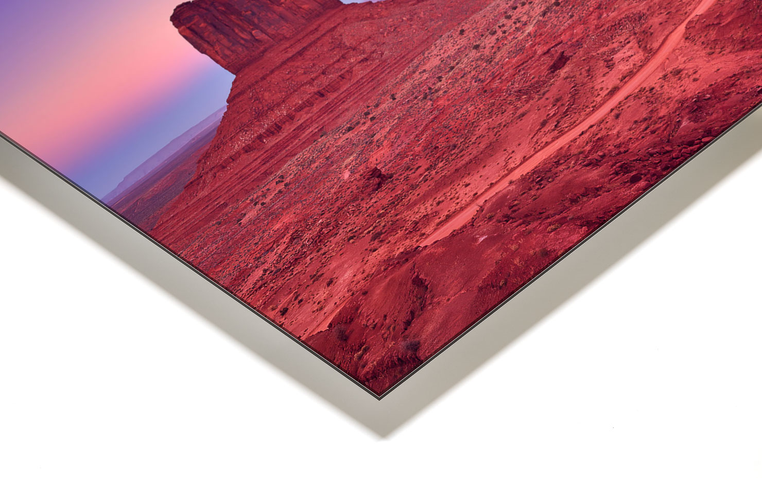 moonlit mittens Monument Valley USA buy limited edition photograph landscape Full Acrylic Aluminium Metal Frame Paul Reiffer