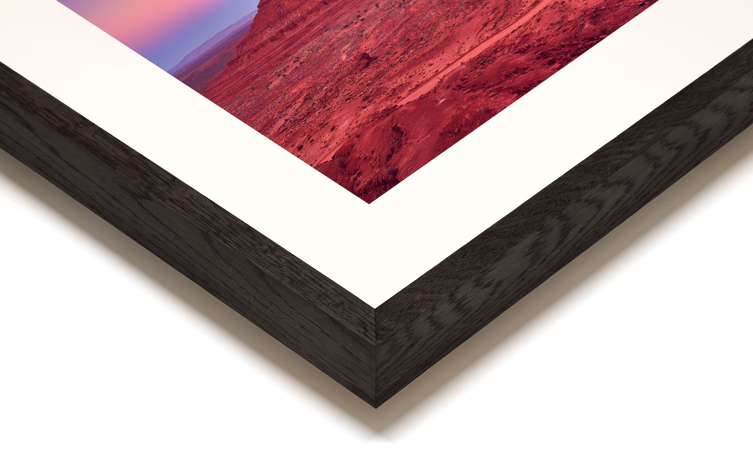 moonlit mittens Monument Valley USA buy limited edition photograph landscape Full Dark Solid Wood Frame Paul Reiffer