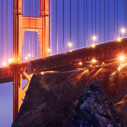 morning blues San Francisco California buy limited edition photograph landscape Detail