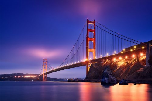 morning blues San Francisco California buy limited edition photograph landscape Full