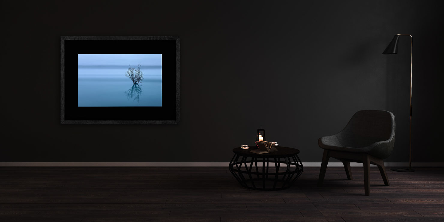 myst Glenorchy New Zealand buy limited edition photograph landscape Full Solid Wood Black Frame Complete Image Paul Reiffer Apartment 07 Dark Black Solid Wood Frame Paul Reiffer