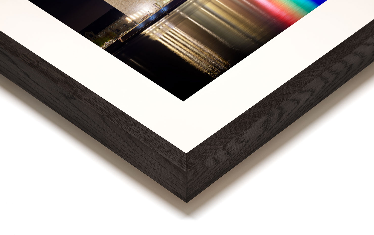 night at the opera Copenhagen Denmark buy limited edition photograph landscape Full Dark Solid Wood Frame Paul Reiffer