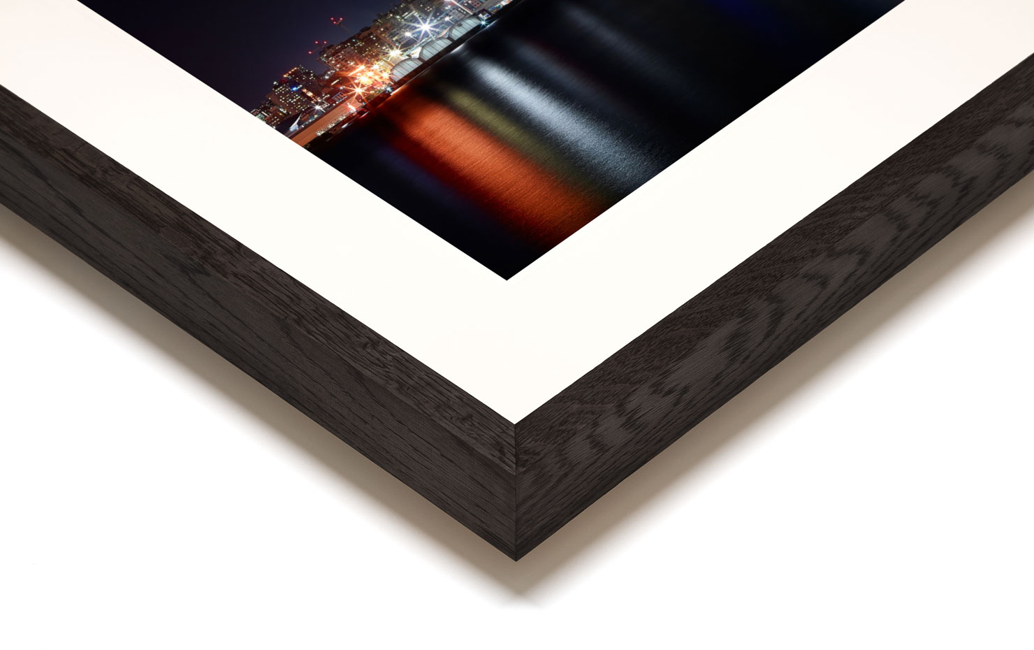 night sailing Auckland New Zealand buy limited edition photograph landscape Full Dark Solid Wood Frame Paul Reiffer