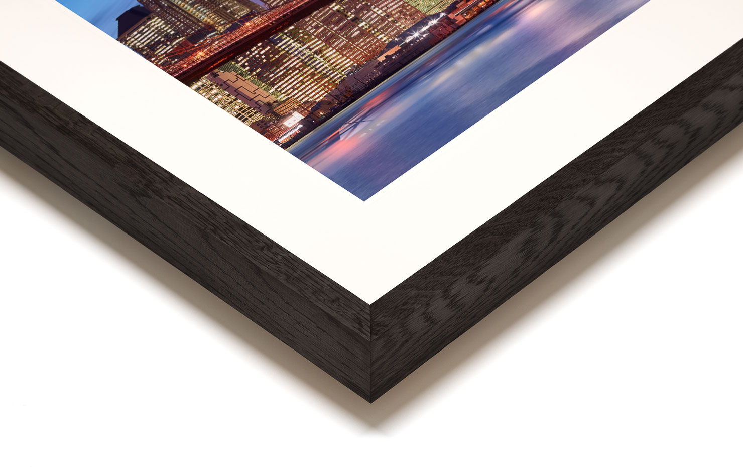 out of office Brooklyn New York buy limited edition photograph landscape Full Dark Solid Wood Frame Paul Reiffer