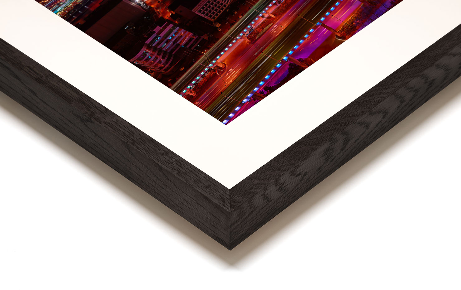 over the rainbow Shanghai China buy limited edition photograph landscape Full Dark Solid Wood Frame Paul Reiffer