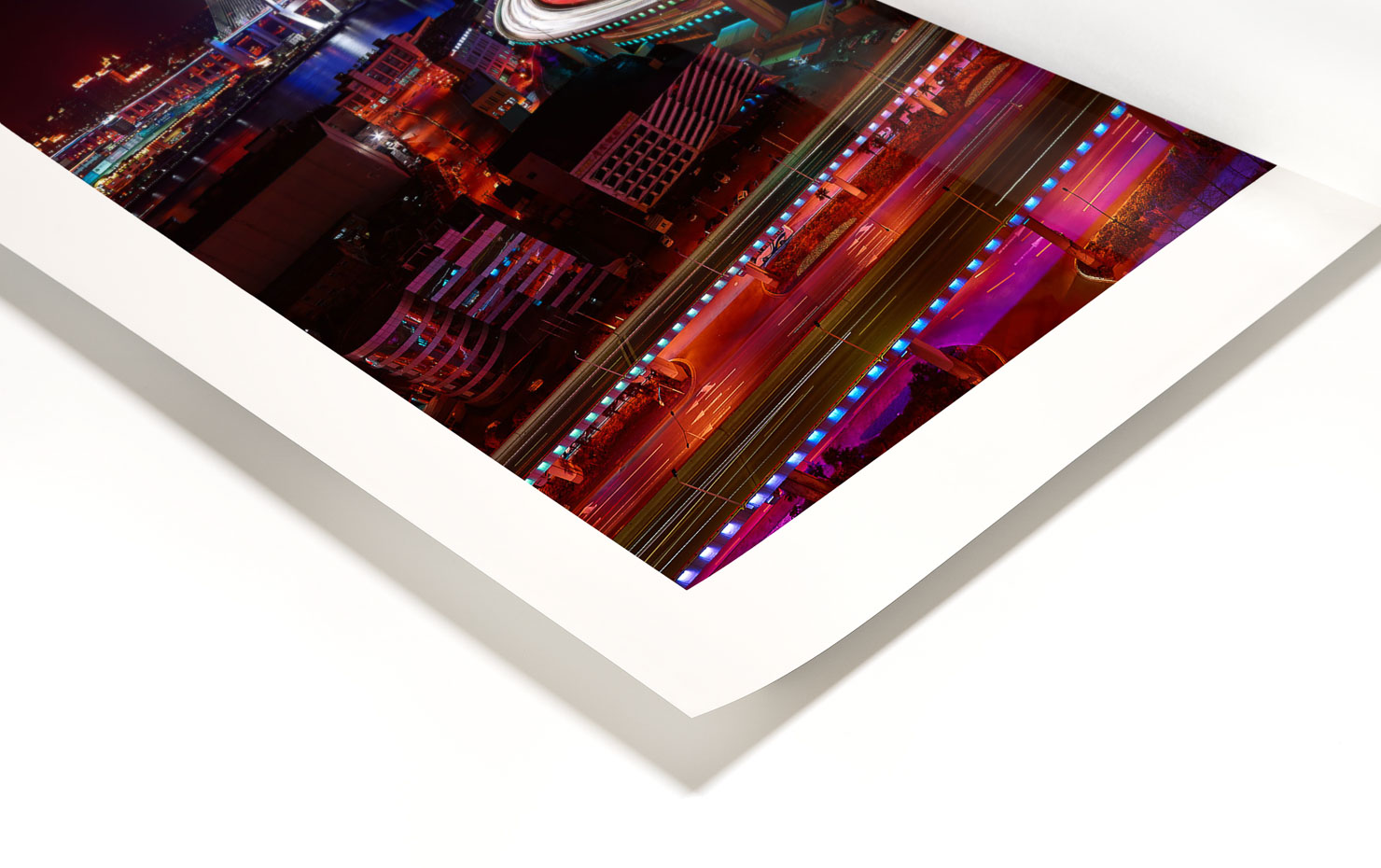 over the rainbow Shanghai China buy limited edition photograph landscape Full Ultra Hd Print Paul Reiffer