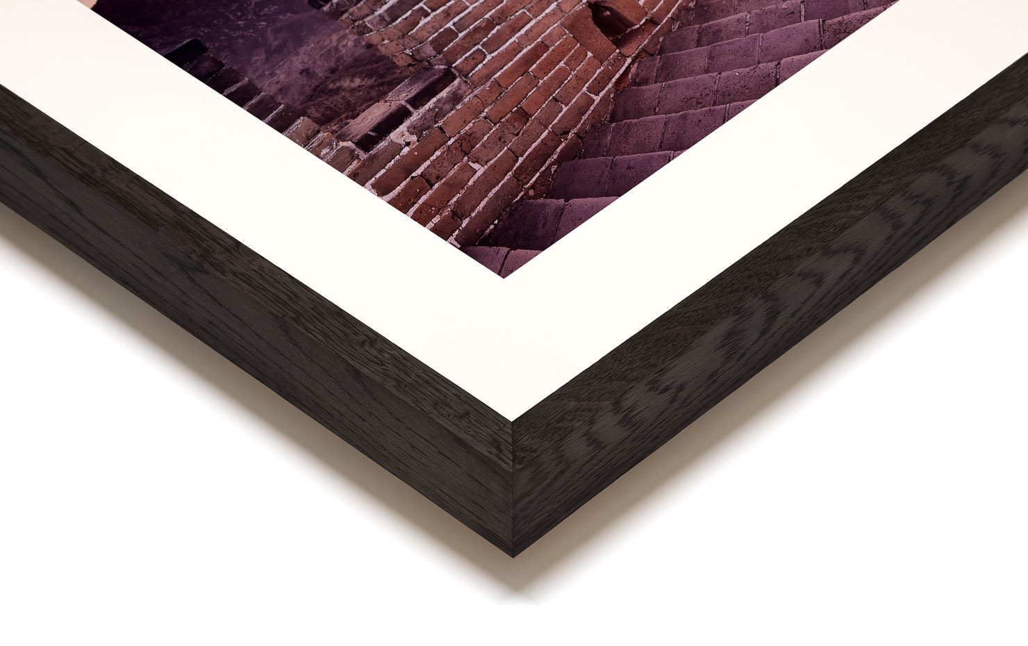 over the wall Great Wall of China Beijing China buy limited edition photograph landscape Full Dark Solid Wood Frame Paul Reiffer