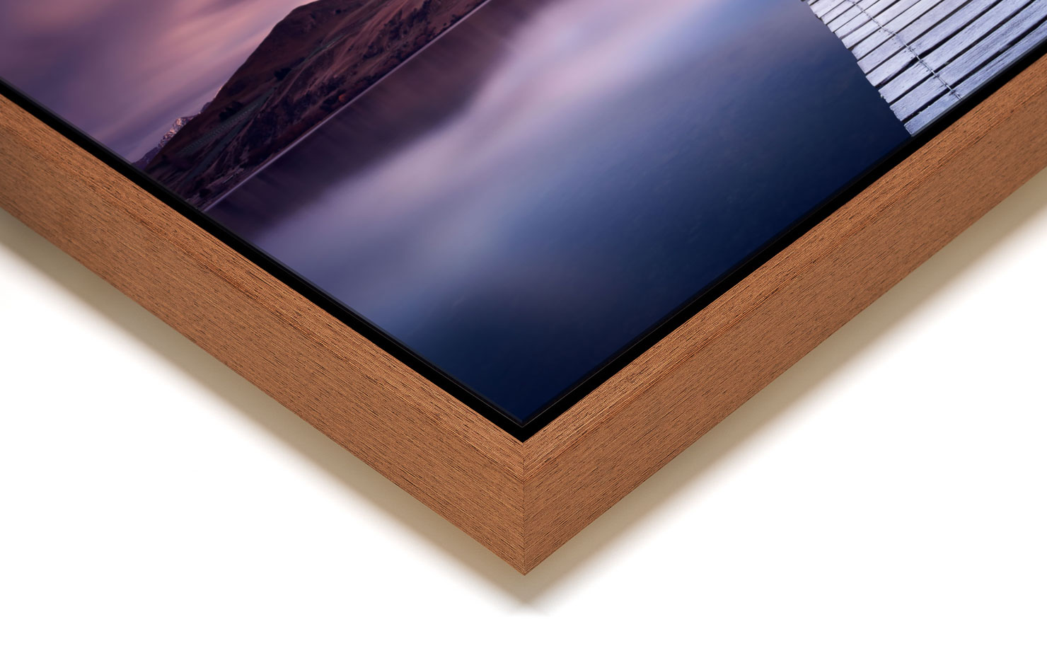 patience Otago New Zealand buy limited edition photograph landscape Full Light Floating Tray Frame Solid Wood Acrylic Paul Reiffer