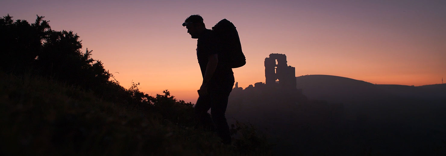 Paul Walking Corfe Castle Sunrise Reiffer Photographer Landscape Fine Art Prints Details How Bts Movie