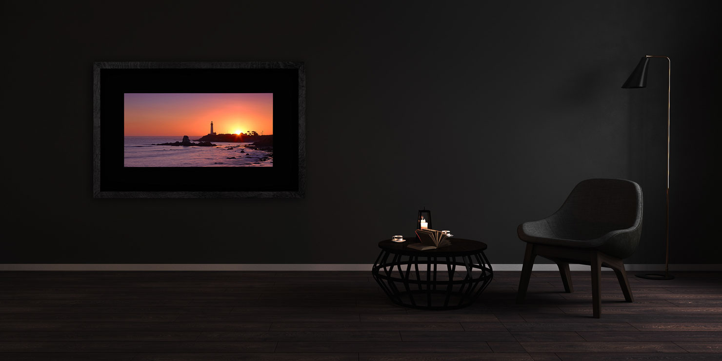 pigeon point Pescadero California USA buy limited edition photograph landscape Full Solid Wood Black Frame Complete Image Paul Reiffer Apartment 07 Dark Black Solid Wood Frame Paul Reiffer