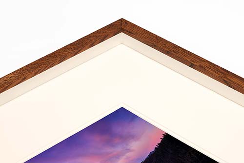 pink emerald Lake Tahoe California USA buy limited edition photograph landscape Full Solid Wood Double Mount Recessed Frame Paul Reiffer