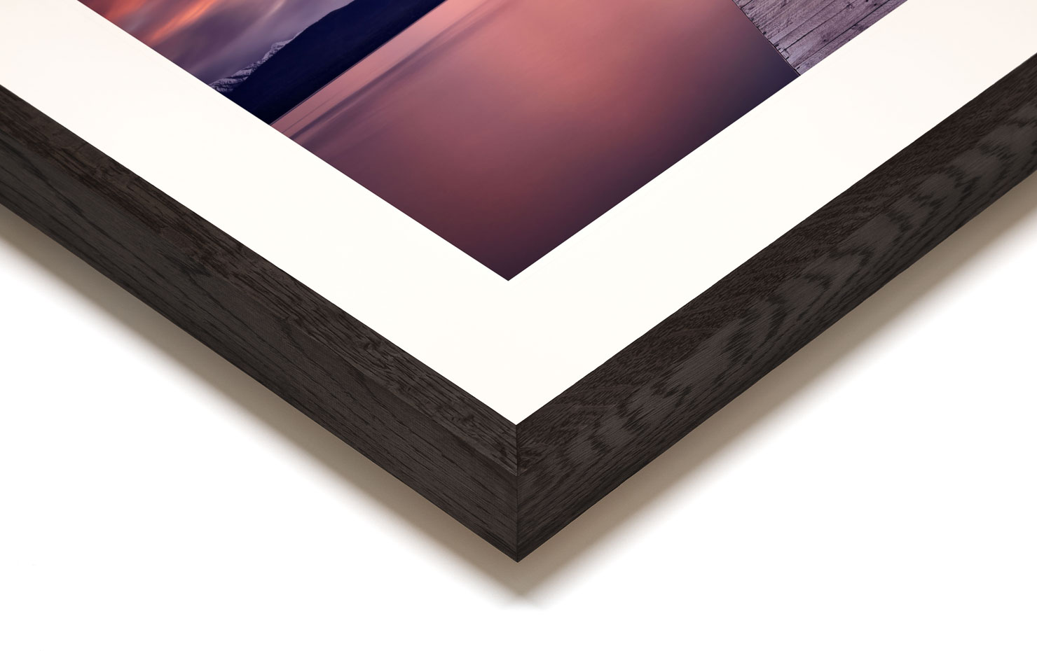 restless Te Anau New Zealand buy limited edition photograph landscape Full Dark Solid Wood Frame Paul Reiffer