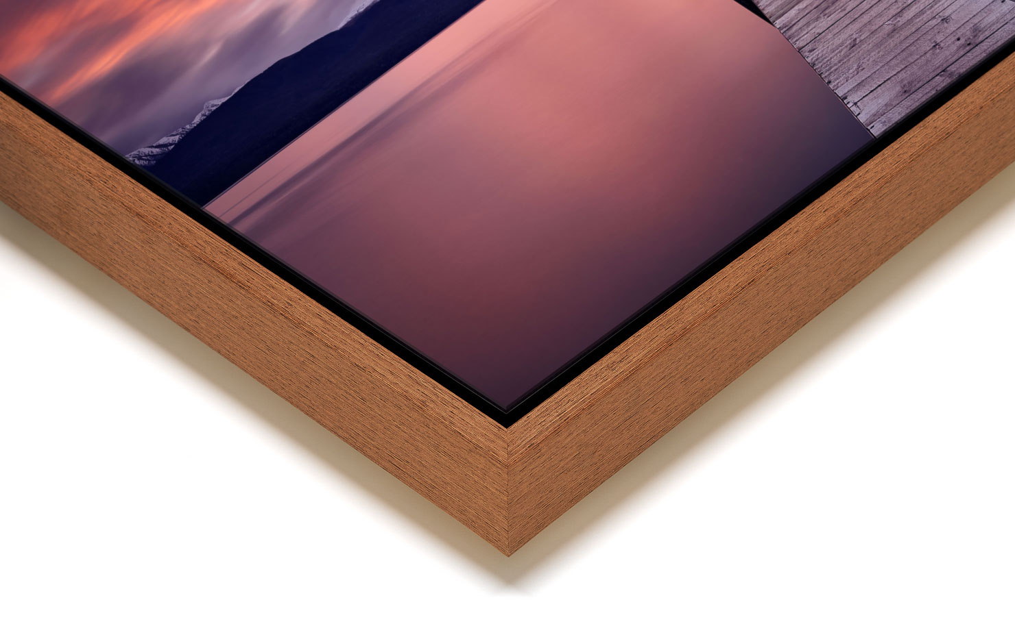 restless Te Anau New Zealand buy limited edition photograph landscape Full Light Floating Tray Frame Solid Wood Acrylic Paul Reiffer