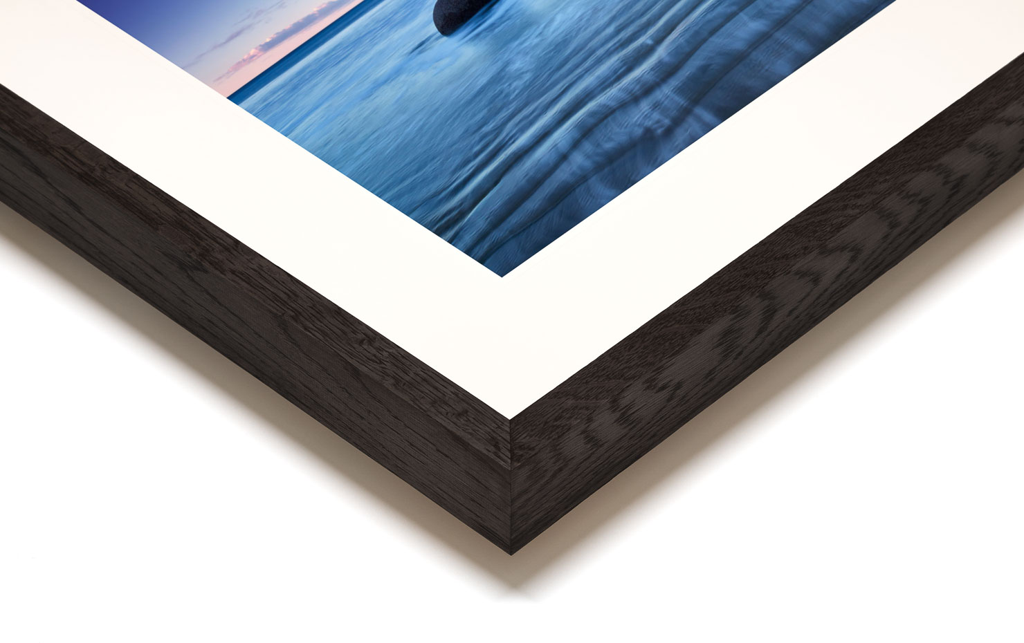 reveal Moeraki New Zealand buy limited edition photograph landscape Full Dark Solid Wood Frame Paul Reiffer