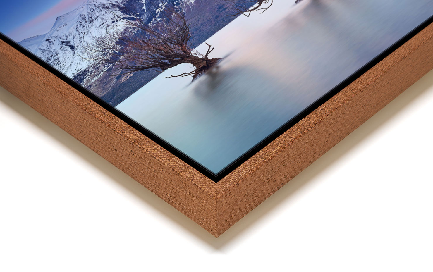 rise up Glenorchy New Zealand buy limited edition photograph landscape Full Light Floating Tray Frame Solid Wood Acrylic Paul Reiffer