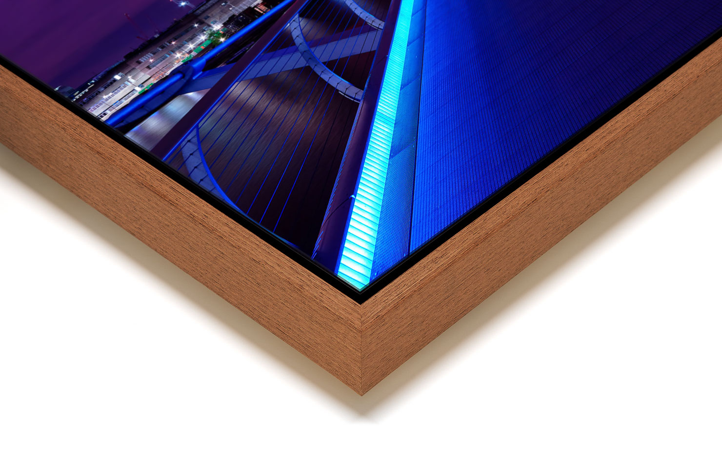 runway London England buy limited edition photograph landscape Full Light Floating Tray Frame Solid Wood Acrylic Paul Reiffer