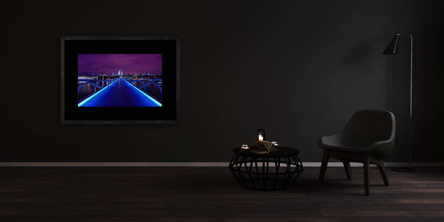 runway London England buy limited edition photograph landscape Full Solid Wood Black Frame Complete Image Paul Reiffer Apartment 07 Dark Black Solid Wood Frame Paul Reiffer