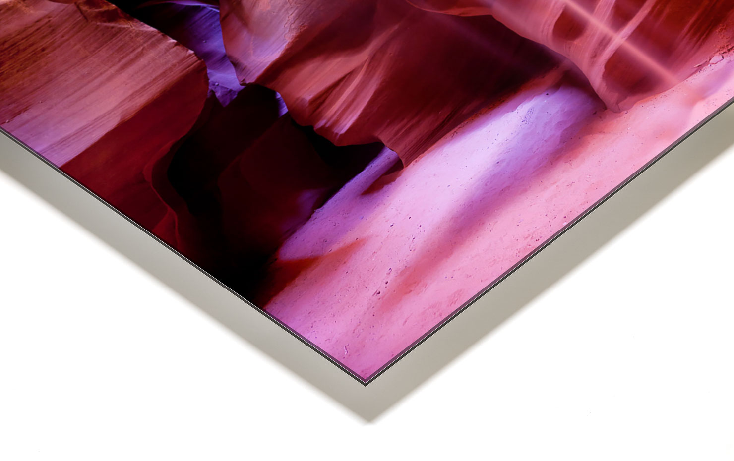 sands of time Antelope Canyon Arizona USA buy limited edition photograph landscape Full Acrylic Aluminium Metal Frame Paul Reiffer